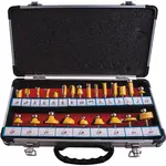ROUTER BIT SET 24PC ALUM.CASE 1/4″ - Image 2