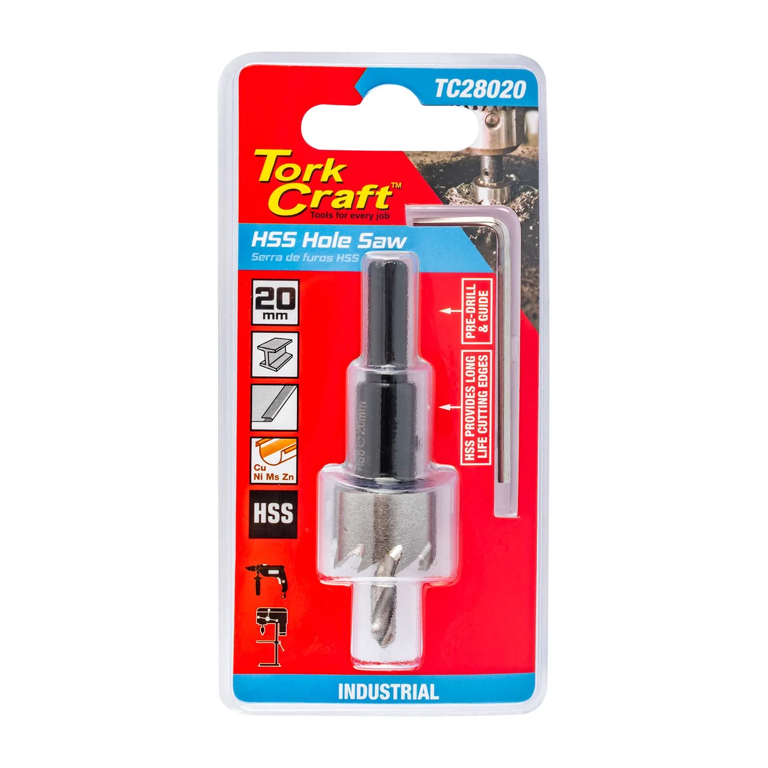 TC28020.webp HOLE SAW HSS 20MM - Image 1