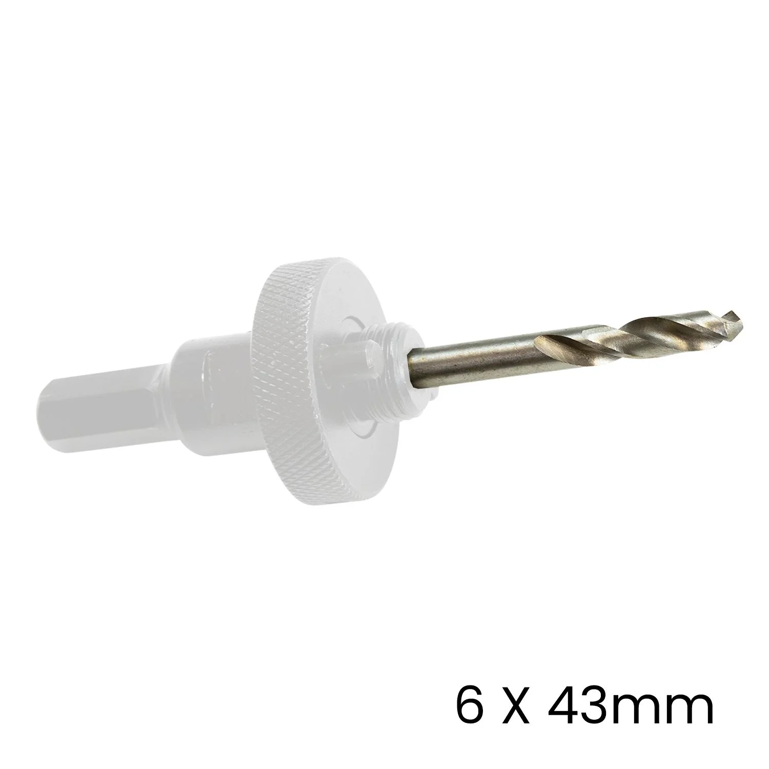 TC28650.webp ARBOR DRILL BIT 6 X 43MM FOR HSS HOLE SAWS - Image 1