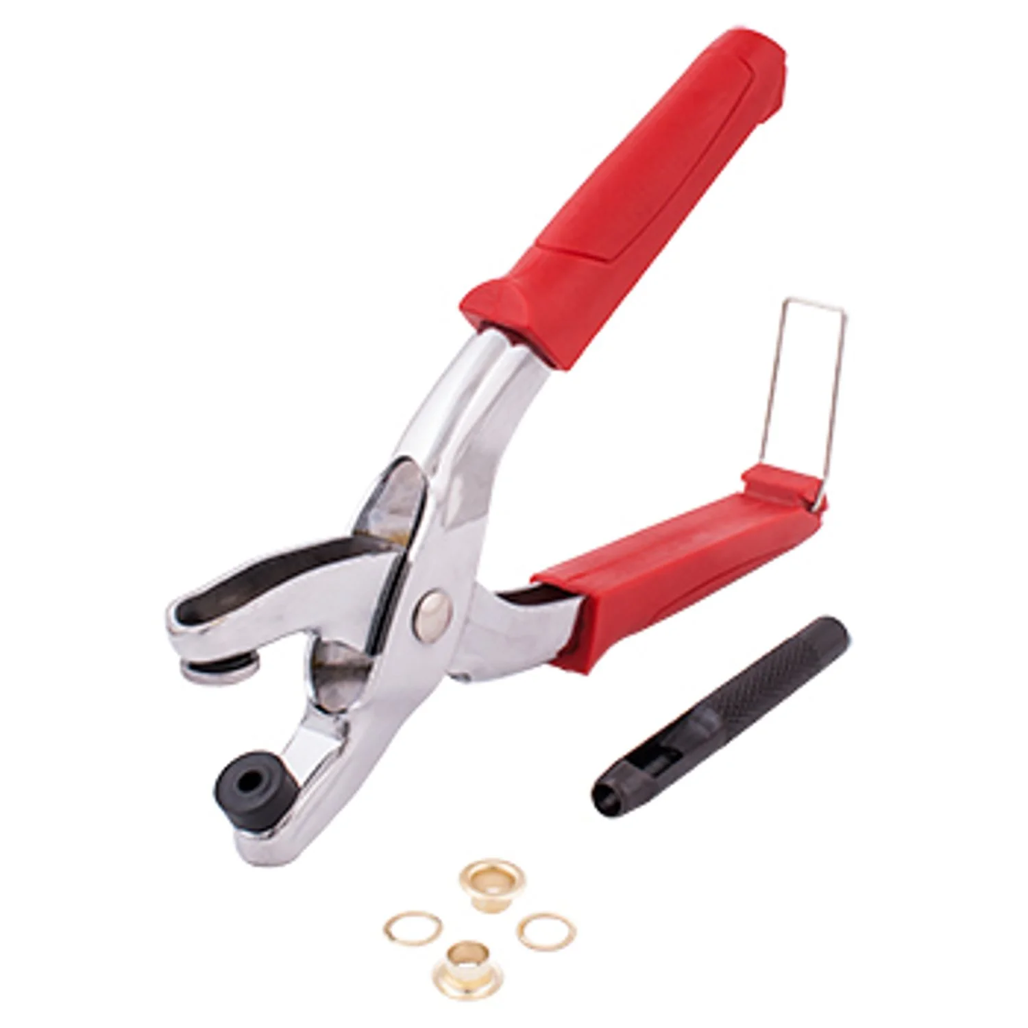 TC4302.webp GROMMET SETTING TOOL KIT C/W 10PC EYELETS 7MM - Image 1