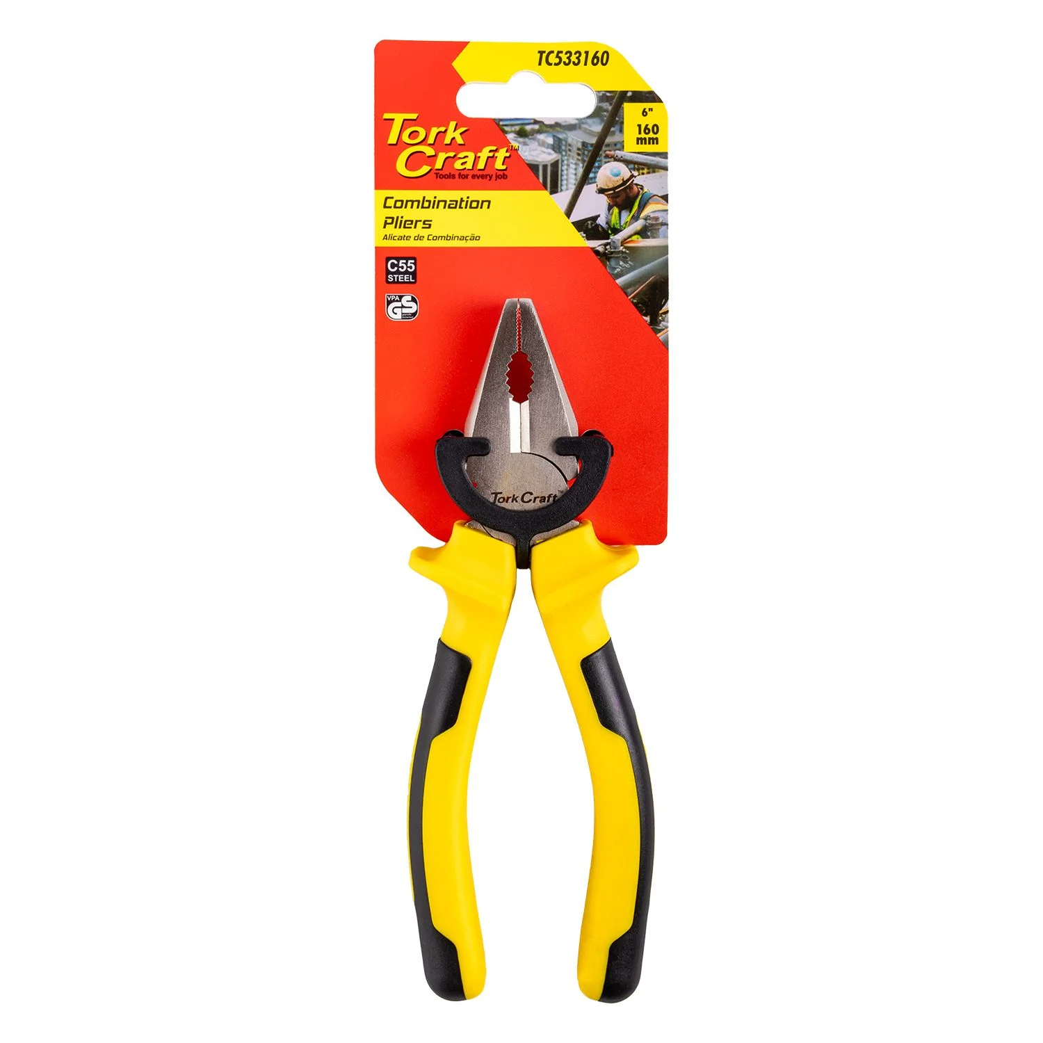 TC533160.webp PLIERS COMBINATION 160MM - Image 1