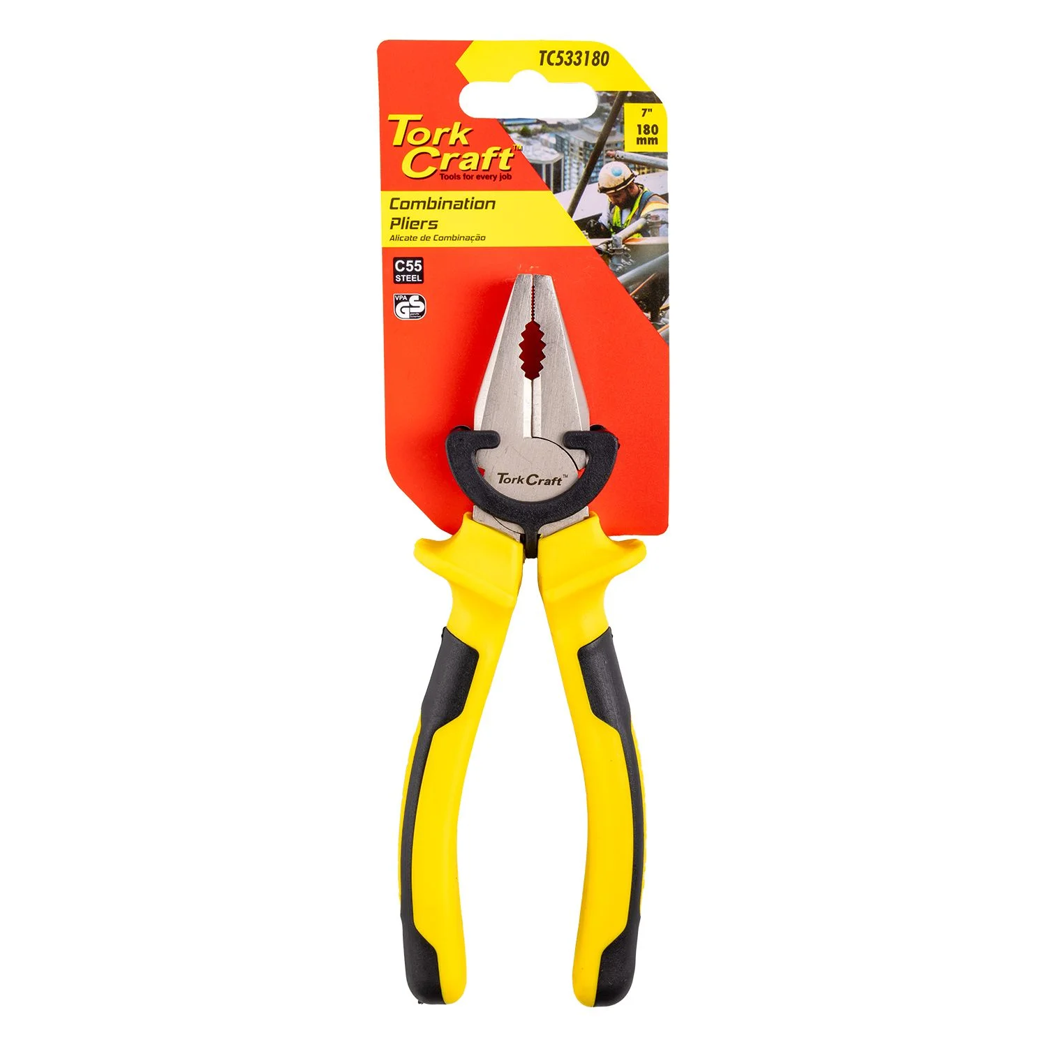 TC533180.webp PLIERS COMBINATION 180MM - Image 1