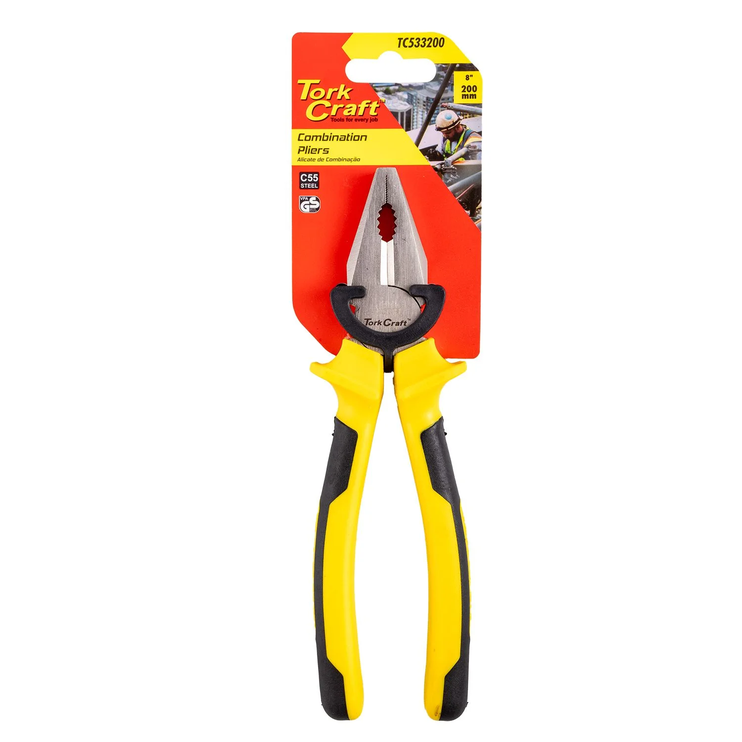 TC533200.webp PLIERS COMBINATION 200MM - Image 1