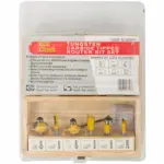 ROUTER BIT SET 6PCE WOODEN BOX - Image 2