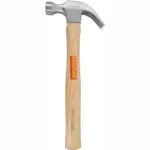 HAMMER CLAW 450G (16OZ) WOODEN HANDLE 280MM and FULL POL HEAD