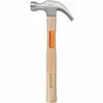 HAMMER CLAW 570G (20OZ) WOODEN HANDLE 280MM and FULL POL HEAD