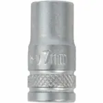 SOCKET 7MM 1/4″ DRIVE CRV 12 POINT