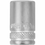 SOCKET 10MM 1/4″ DRIVE CRV 12 POINT