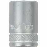 SOCKET 11MM 1/4″ DRIVE CRV 12POINT