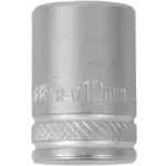 SOCKET 12MM 1/4″ DRIVE CRV 12 P OINT