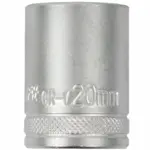 SOCKET 20MM X 27.8MM 1/2″ DRIVE CRV 12 POINT