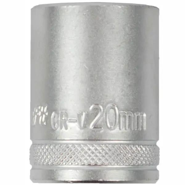 SOCKET 20MM X 27.8MM 1/2″ DRIVE CRV 12 POINT