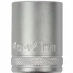 SOCKET 21MM X 27.8MM 1/2″ DRIVE CRV 12 POINT