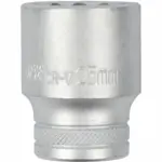 SOCKET 25MM X 33.8MM 1/2″ DRIVE CRV 12 POINT