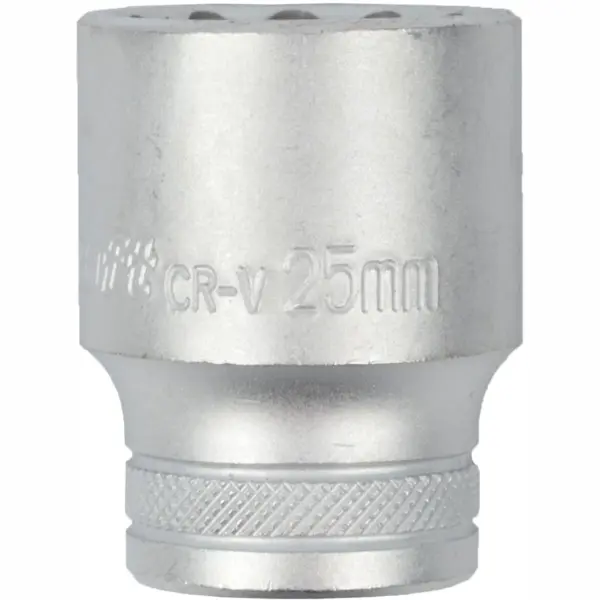 SOCKET 25MM X 33.8MM 1/2″ DRIVE CRV 12 POINT