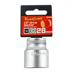 SOCKET 28MM X 41.8MM 1/2″ DRIVE CRV 12 POINT