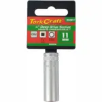 SOCKET 11MM 1/4″ DR DEEP SOCKET CRV 12 POINT - Image 2