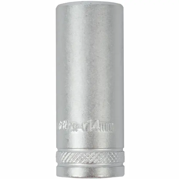 SOCKET 14MM 1/4″ DR DEEP SOCKET CRV 12 POINT
