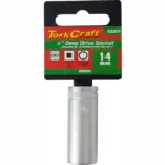 SOCKET 14MM 1/4″ DR DEEP SOCKET CRV 12 POINT - Image 2