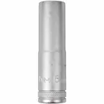 SOCKET 15MM 1/2″ DR DEEP SOCKET CRV 12 POINT