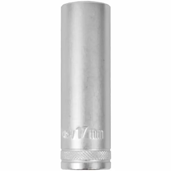 SOCKET 17MM 1/2″ DR DEEP SOCKET CRV 12 POINT