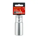 SOCKET 25MM 1/2″ DR DEEP SOCKET CRV 12 POINT
