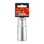 SOCKET 26MM 1/2″ DR DEEP SOCKET CRV 12 POINT