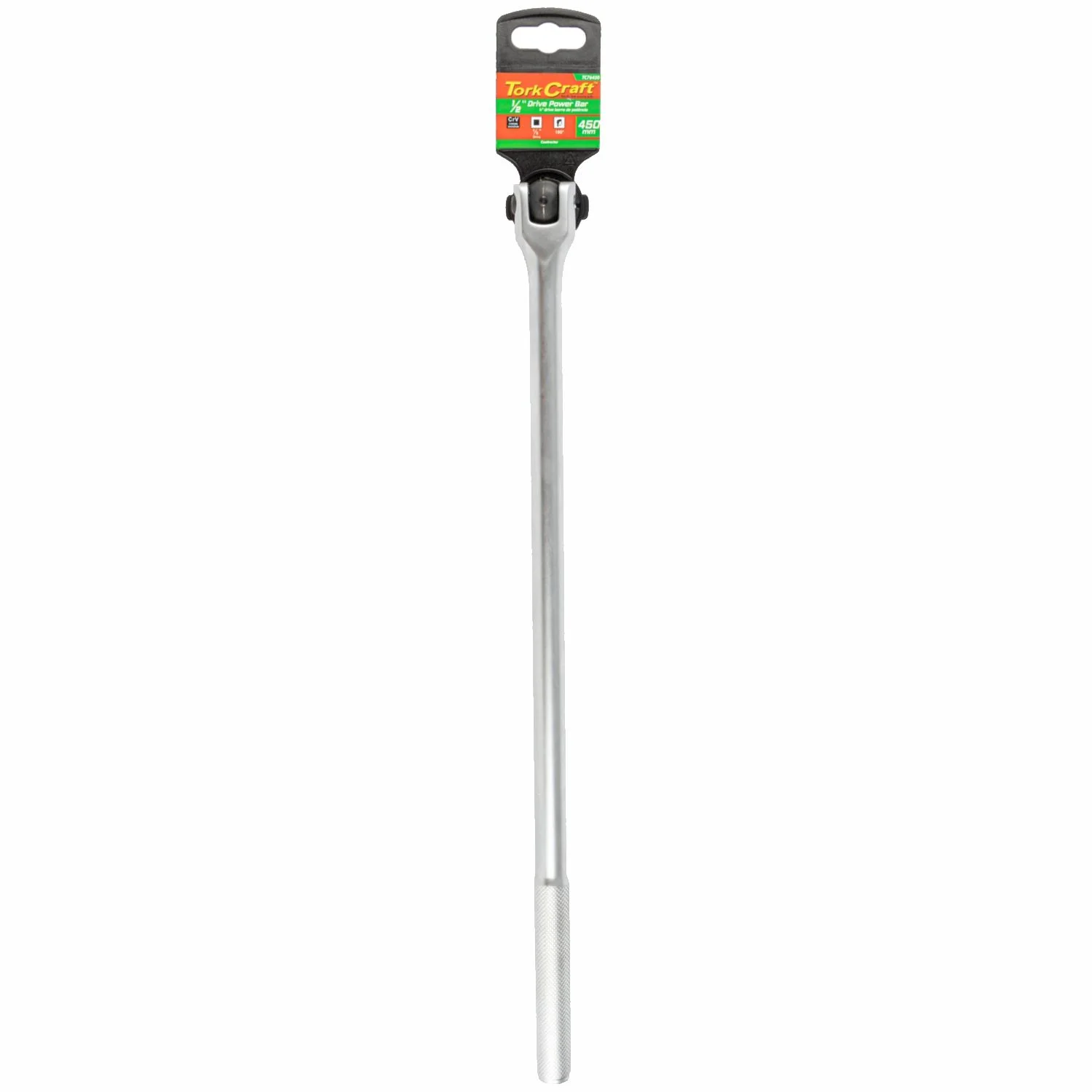 TC76450.webp POWER BAR 1/2″ DRIVE 450MM SWIVEL HEAD STEEL HANDLE - Image 1