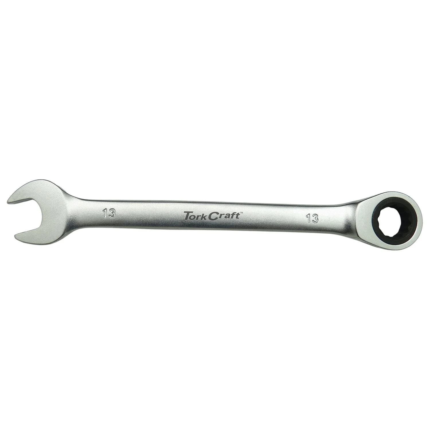 TC810013.webp COMBINATION RATCHET WRENCH 13MM FIXED HEAD SPANNER - Image 1