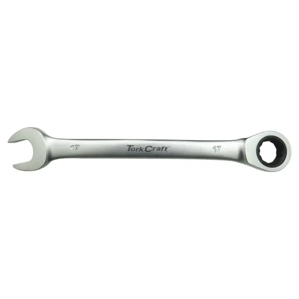 COMBINATION RATCHET WRENCH 17MM FIXED HEAD SPANNER