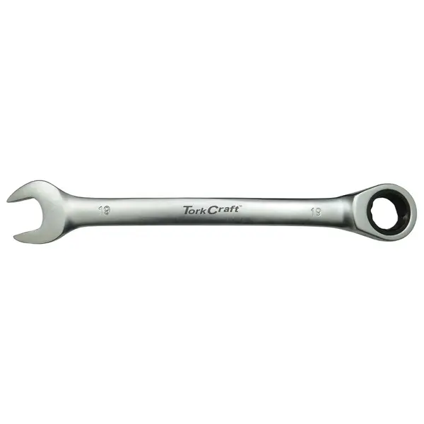 COMBINATION RATCHET WRENCH 19MM FIXED HEAD SPANNER