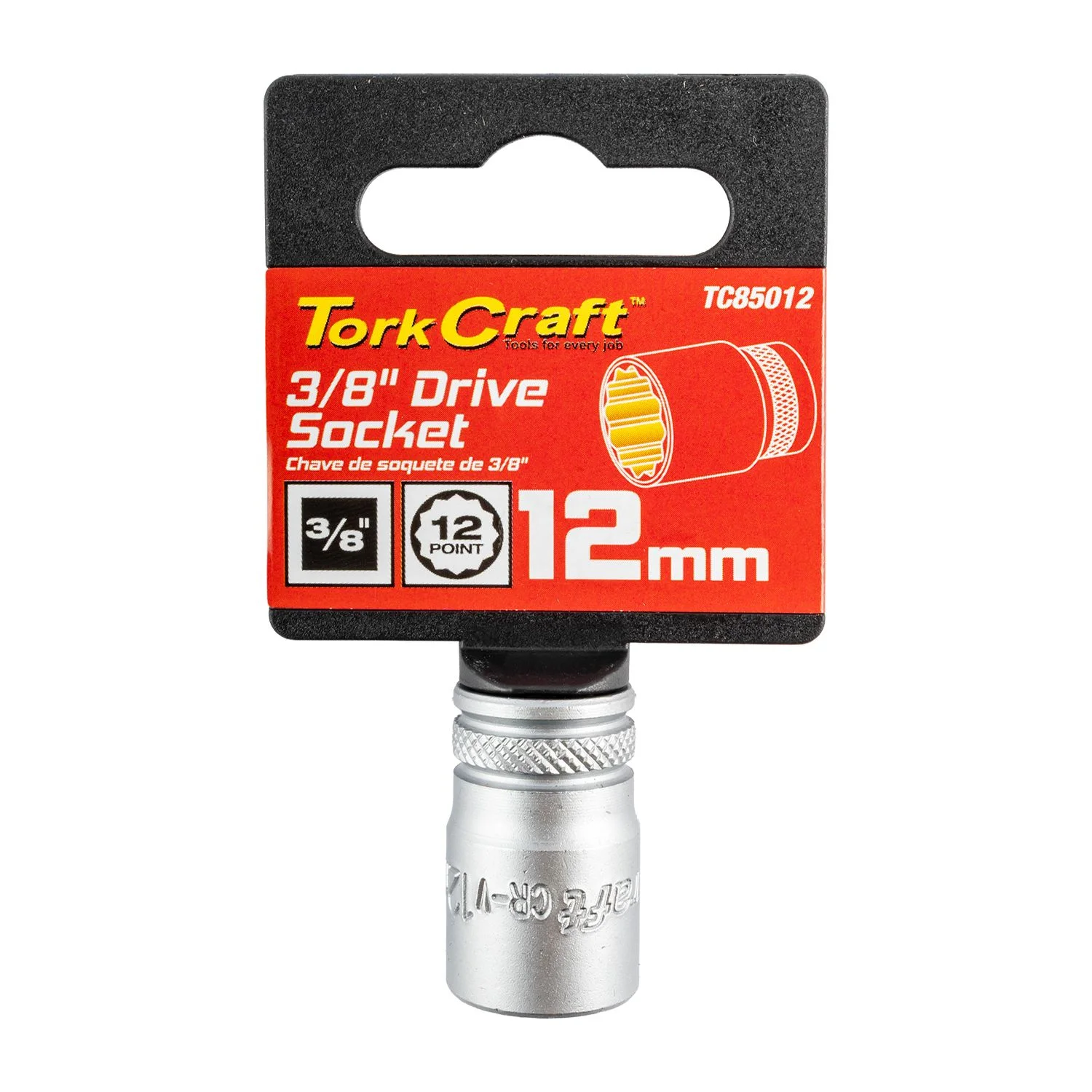 TC85012.webp SOCKET 3/8″DR 12MM 12PT CRV - Image 1