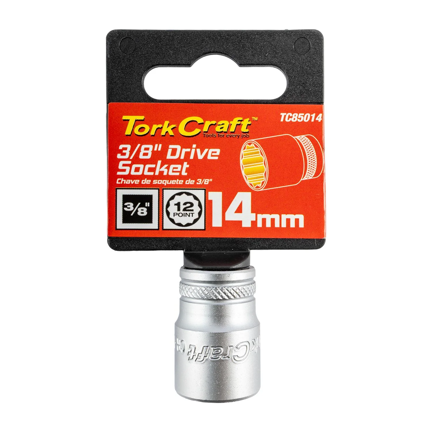 TC85014.webp SOCKET 3/8″DR 14MM 12PT CRV - Image 1