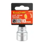 SOCKET 3/8″DR 18MM 12PT CRV