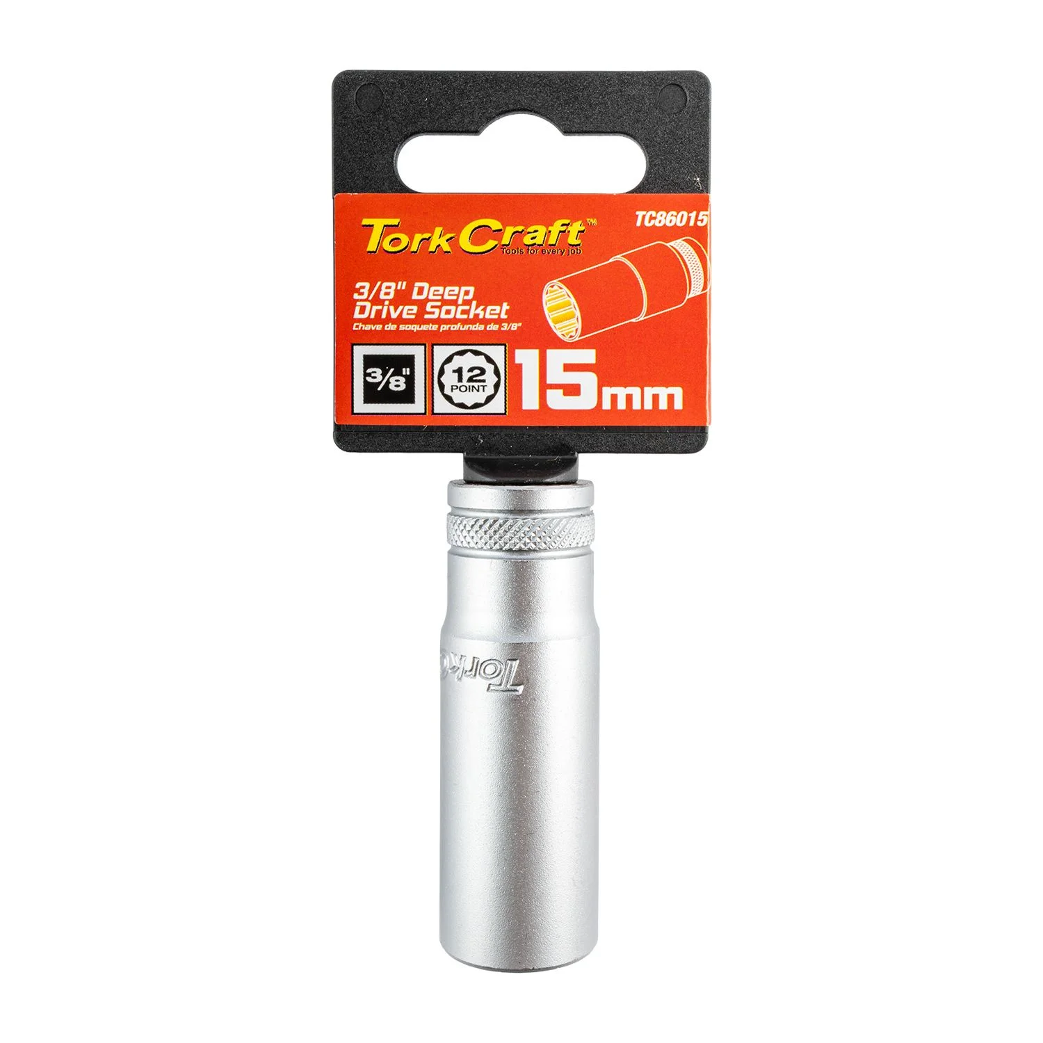 TC86015.webp DEEP SOCKET 3/8″DR 15MM 12PT CRV - Image 1