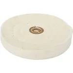 BUFFING PAD MEDIUM 150MM TO FIT 12.5MM ARBOR/SPINDLE - WHITE