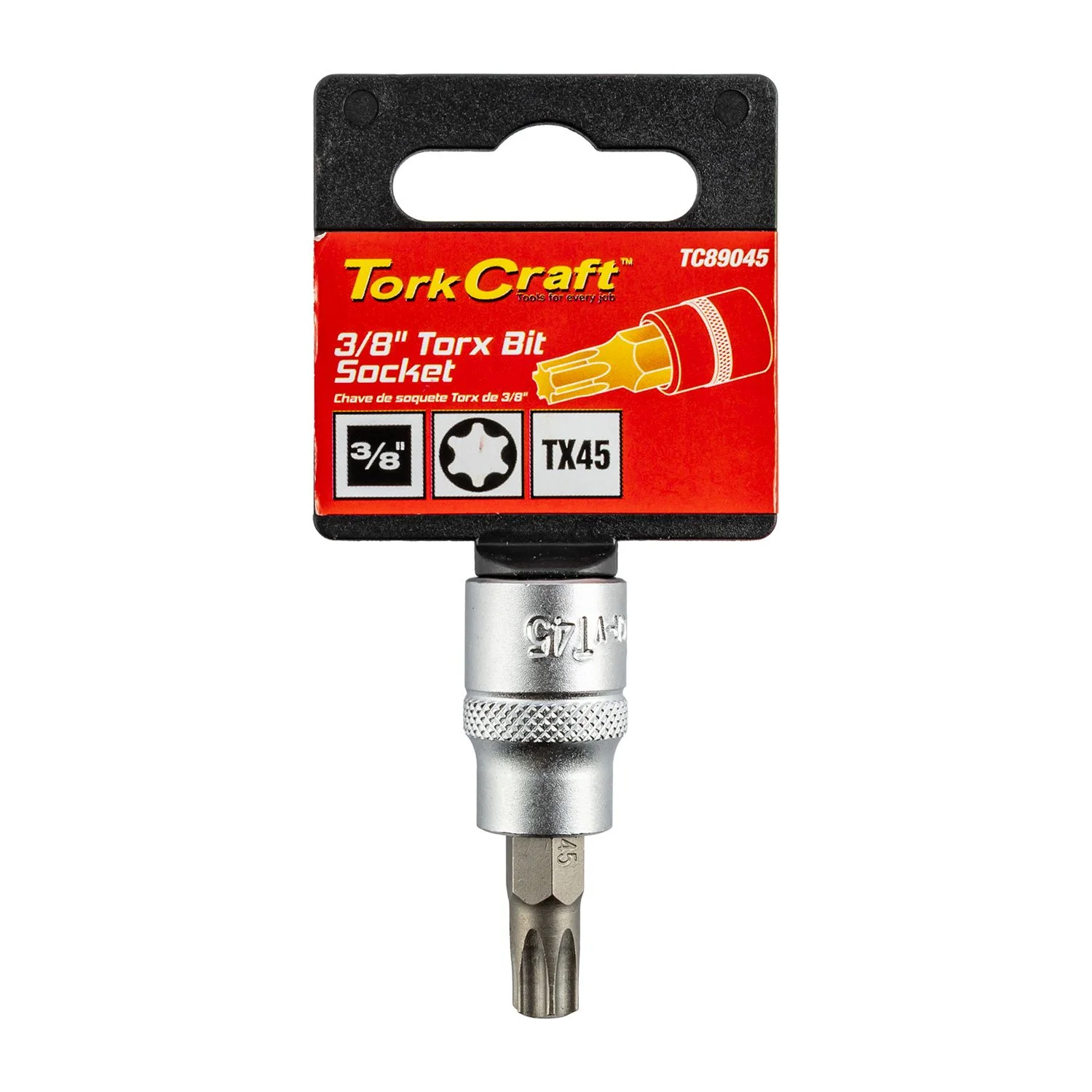 TC89045.webp SOCKET BIT 3/8″DR TORX T45 S2 - Image 1