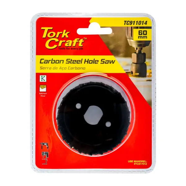 HOLE SAW CARBON STEEL 60MM