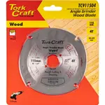 BLADE 4 TEETH 115MM X 22.23MM FOR WOOD ON ANGLE GRINDER - Image 2