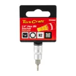 SOCKET BIT 1/4″DR HEX H2 S2 MATERIAL