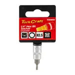 SOCKET BIT 1/4″DR HEX H2.5 S2 MATERIAL