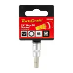SOCKET BIT 1/4″DR HEX H6 S2 MATERIAL