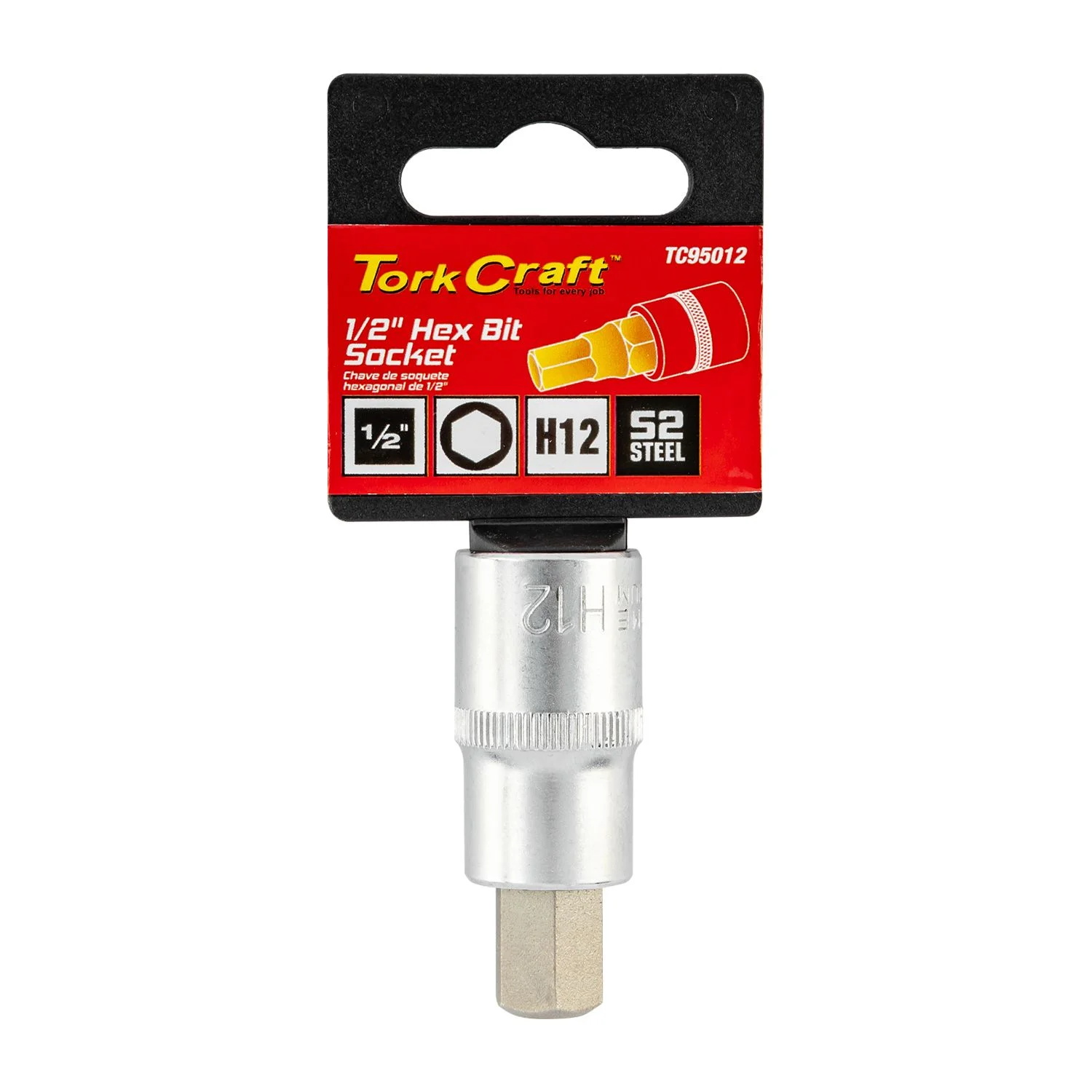 TC95012.webp SOCKET BIT 1/2″DR HEX H12 S2 MATERIAL - Image 1