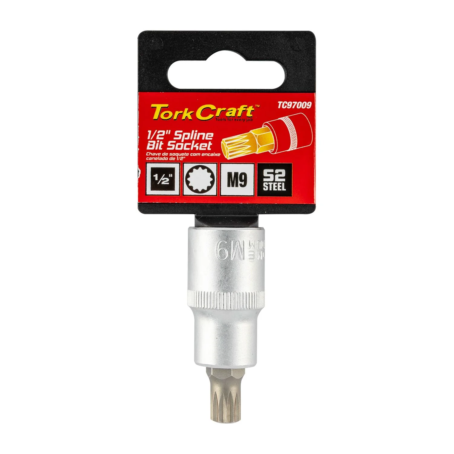 TC97009.webp SOCKET BIT 1/2″DR SPLINE M9 S2 MATERIAL - Image 1