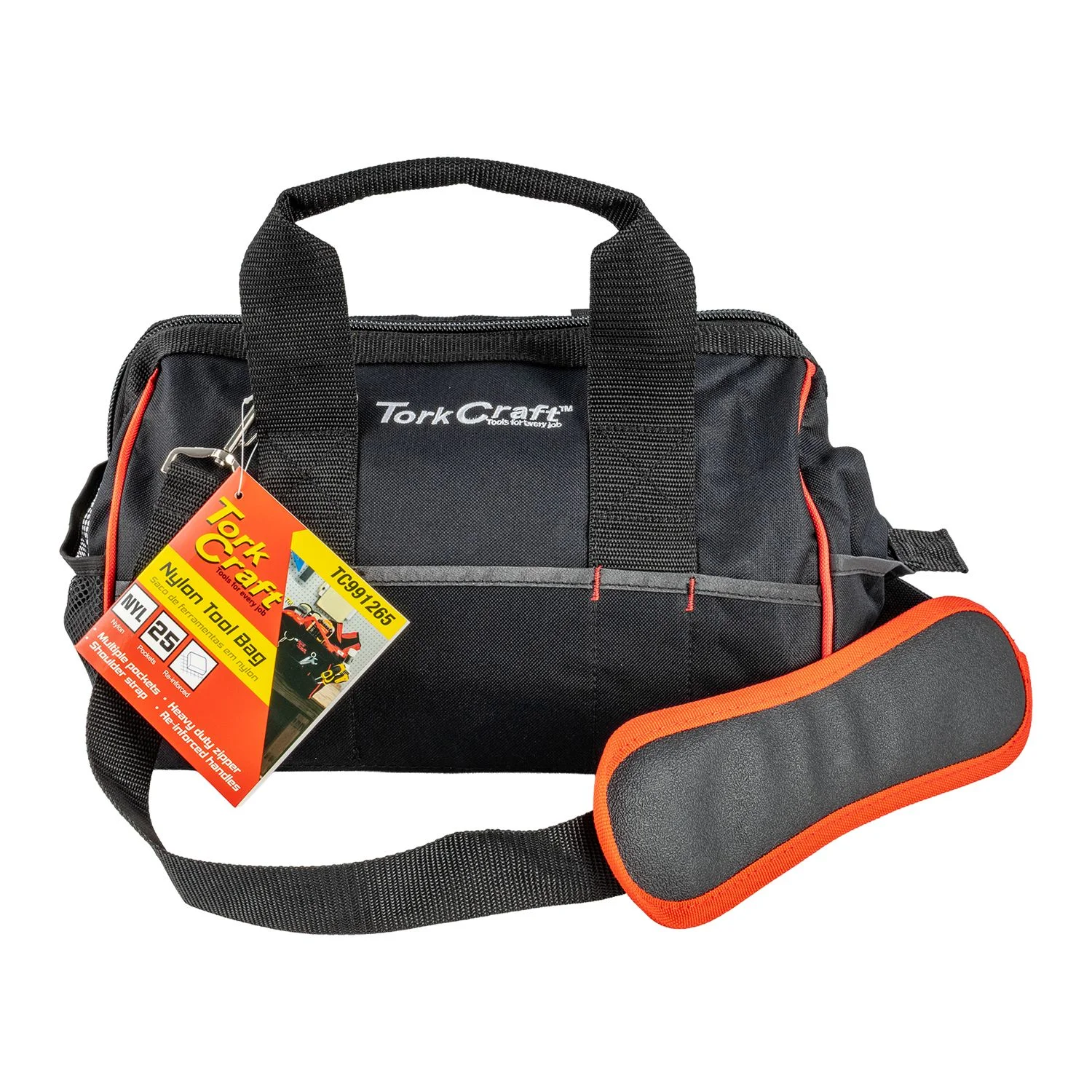 TC991265.webp TOOL BAG NYLON 25 POCKET 315X230X250MM - Image 1