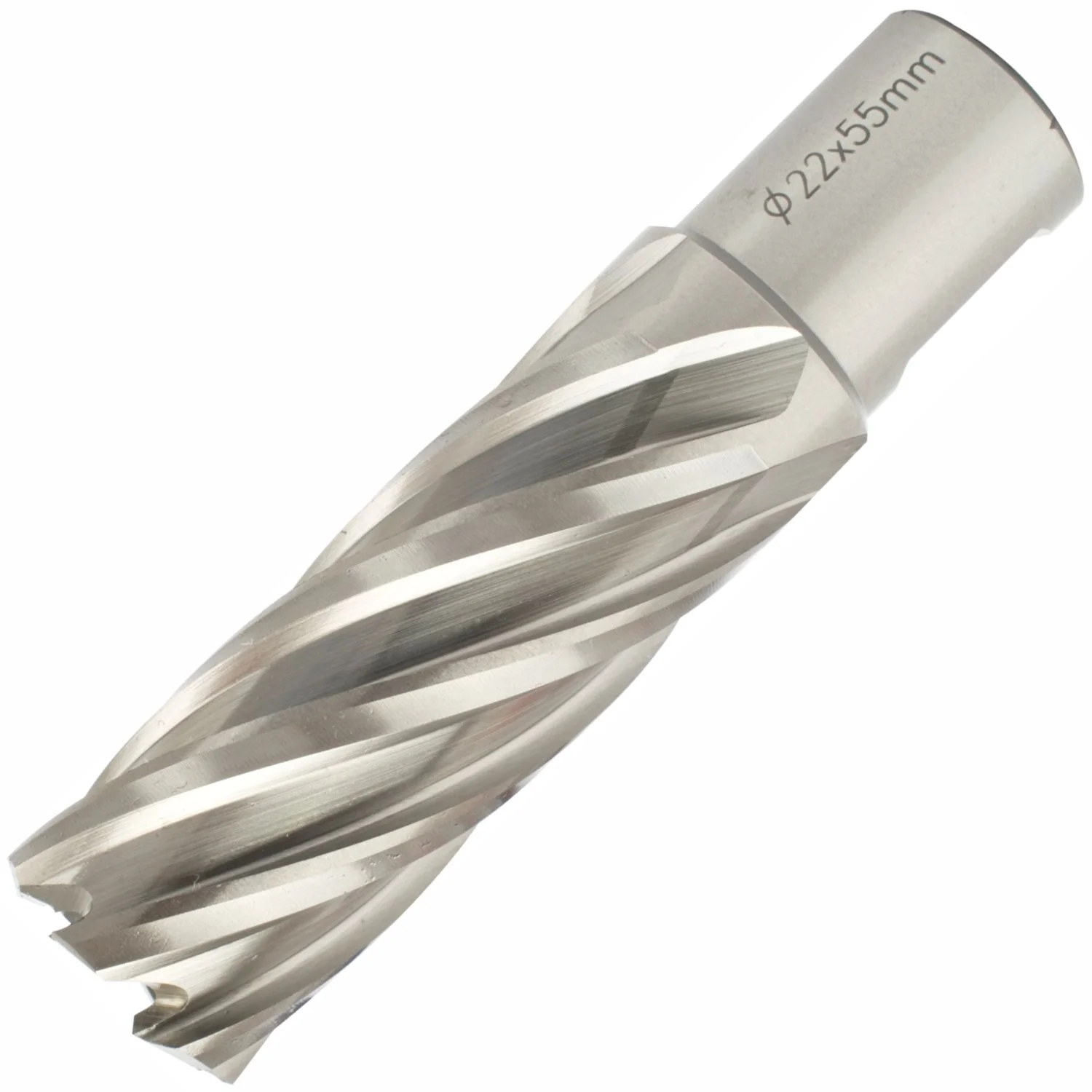 TCAC022-2.webp ANNULAR HOLE CUTTER HSS 22 X 55MM WELD SHANK 19.05MM - Image 1