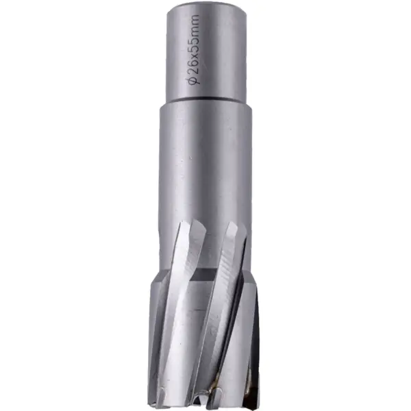ANNULAR HOLE CUTTER TCT 26 X 55MM WELD SHANK 19.05MM