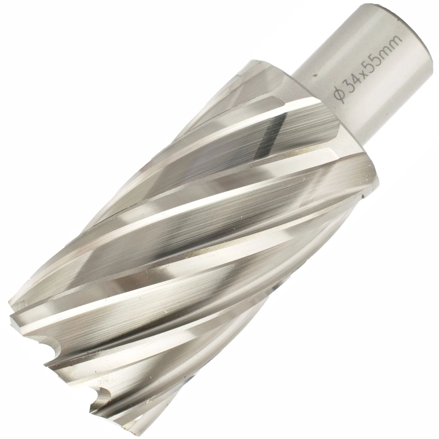 TCAC034-2.webp ANNULAR HOLE CUTTER HSS 34 X 55MM WELD SHANK 19.05MM - Image 1