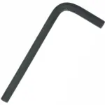 L-WRENCH HEX 5.0 X 72 X 26MM KEY CRV BLACK