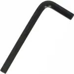 L-WRENCH HEX 8.0 X 100 X 36MM KEY CRV BLACK